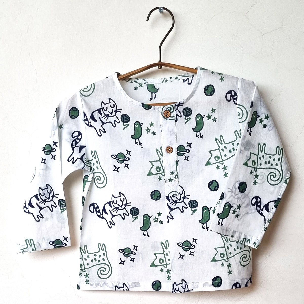 Organic Cotton Unisex Billi Print Kurta