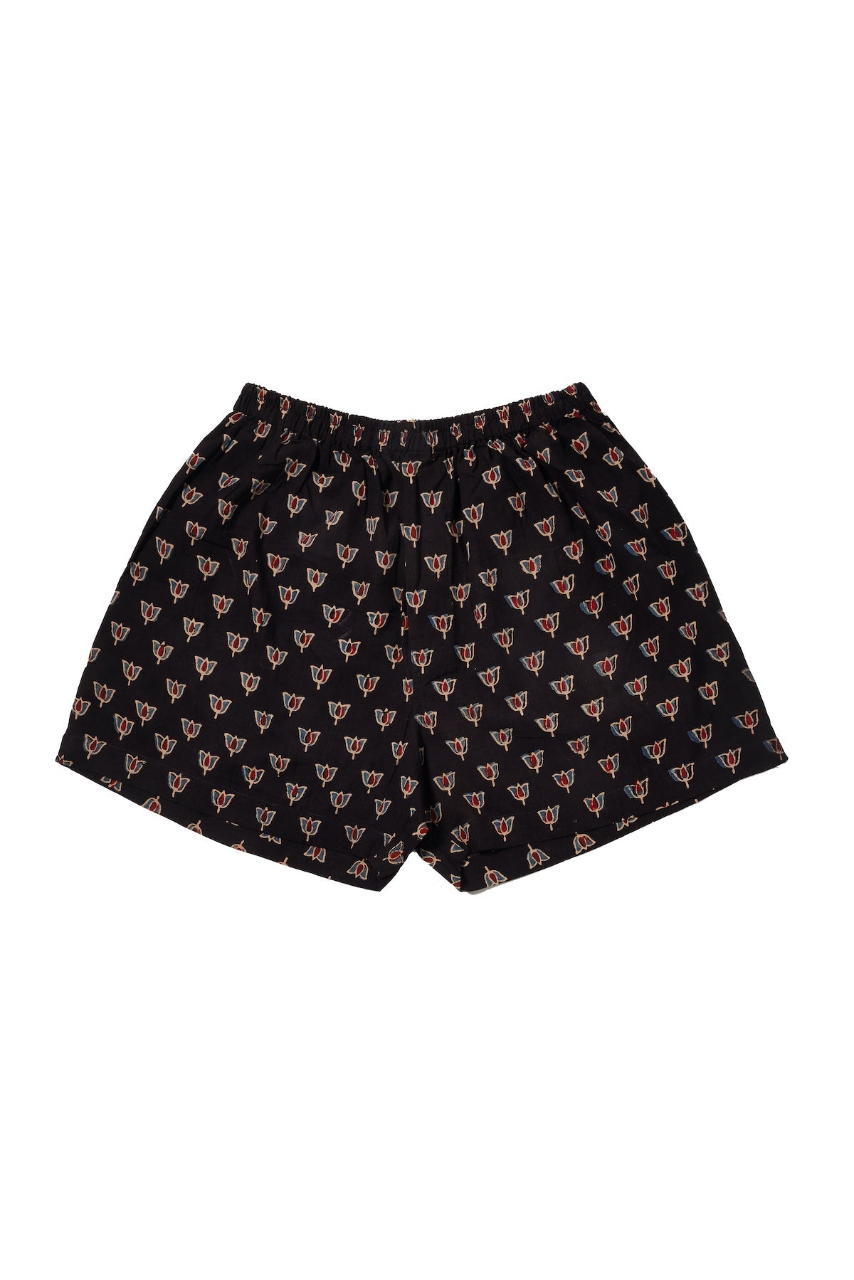 Unisex Organic Cotton Boxer Shorts | Block-printed Natural-dyed