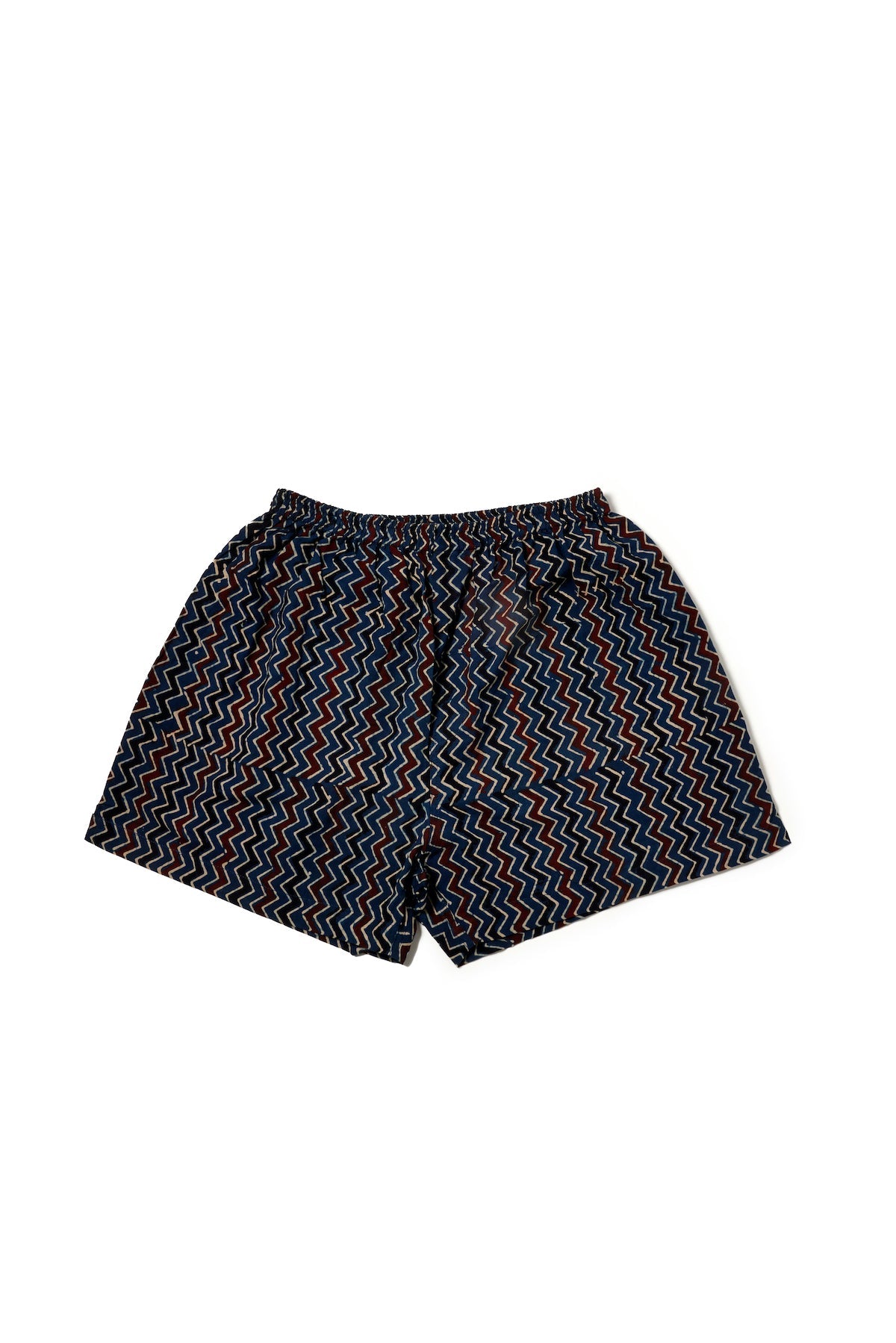 Unisex Organic Cotton Boxer Shorts | Block-printed Natural-dyed