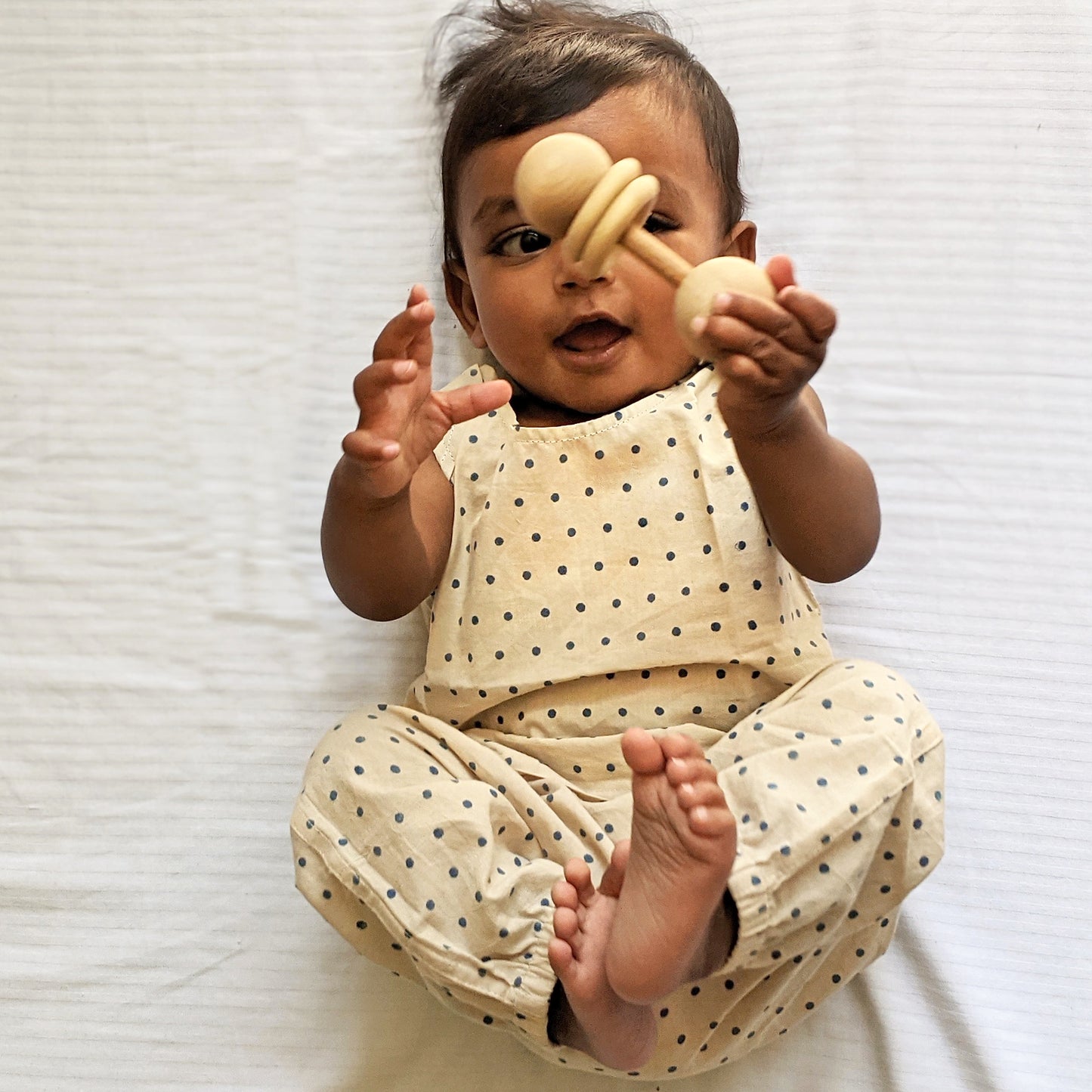 Organic Cotton Unisex Co-ord Set - Indigo Raidana Jhabla and Pajama Pants