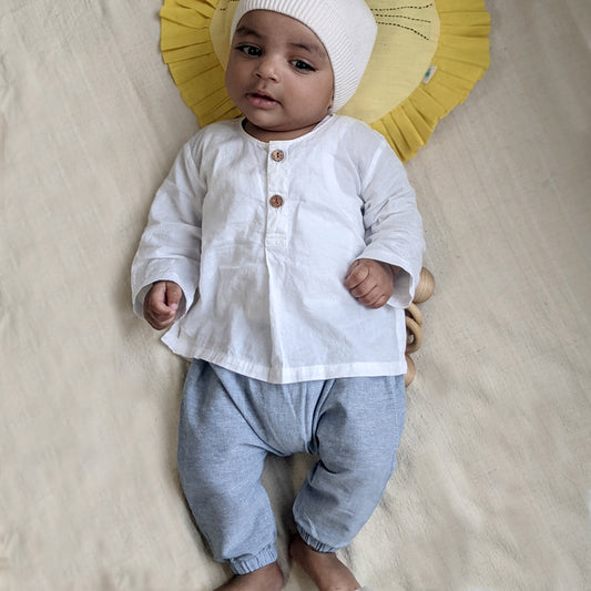 Apparel, Baby clothing, Infantwear, Newborn clothing. Organic Baby Clothing, Newborn Gift Set, sustainable baby, conscious clothing, baby kurta pajamas, baby angrakha, whitewater kids, newborn baby clothes,
