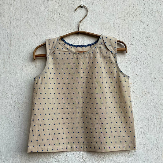Organic Cotton Indigo Raidana Jhabla