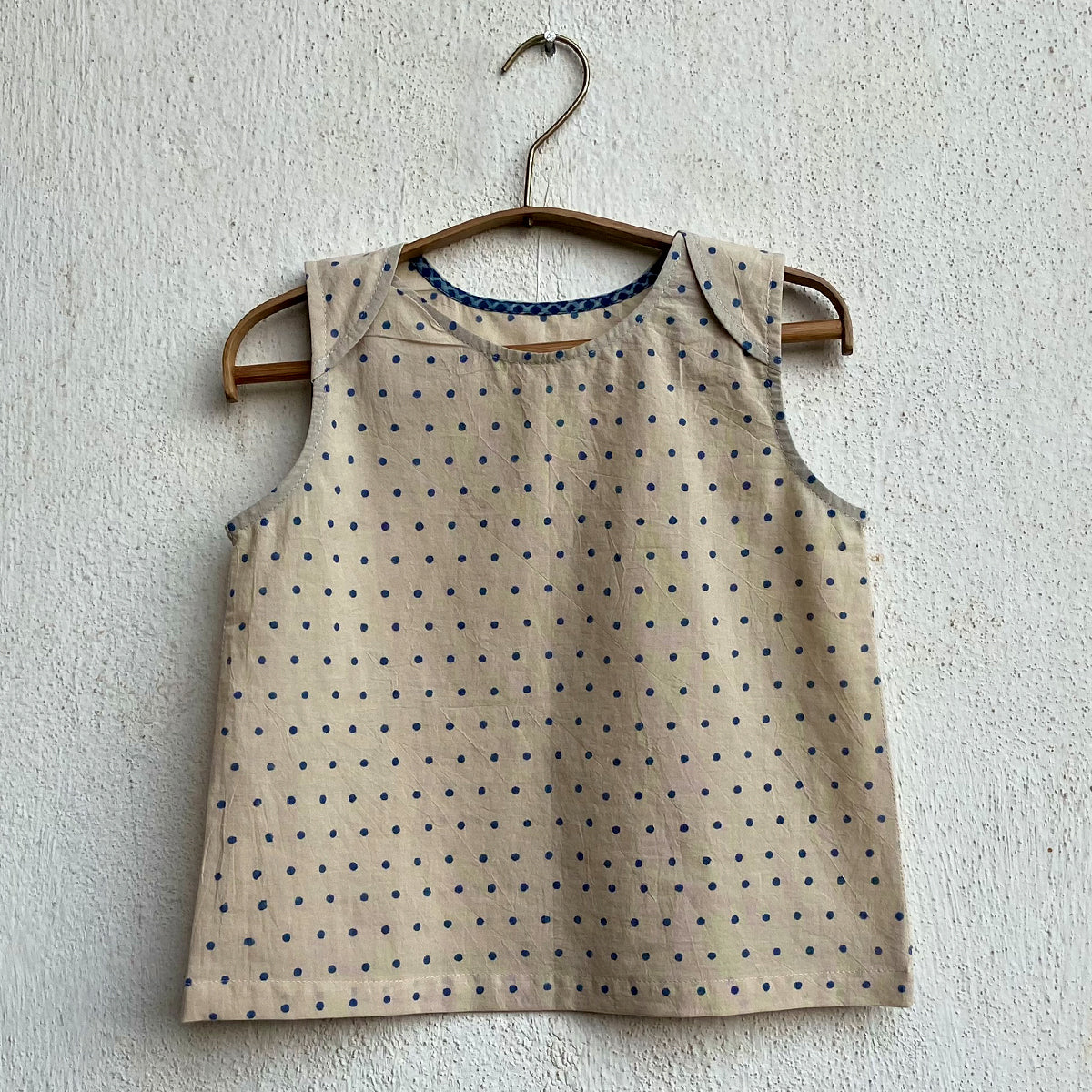 Organic Cotton Zoo Jhabla Pj Bag - Zoo Jhabla + Indigo Raidana Jhabla With Indigo Raidana Pants
