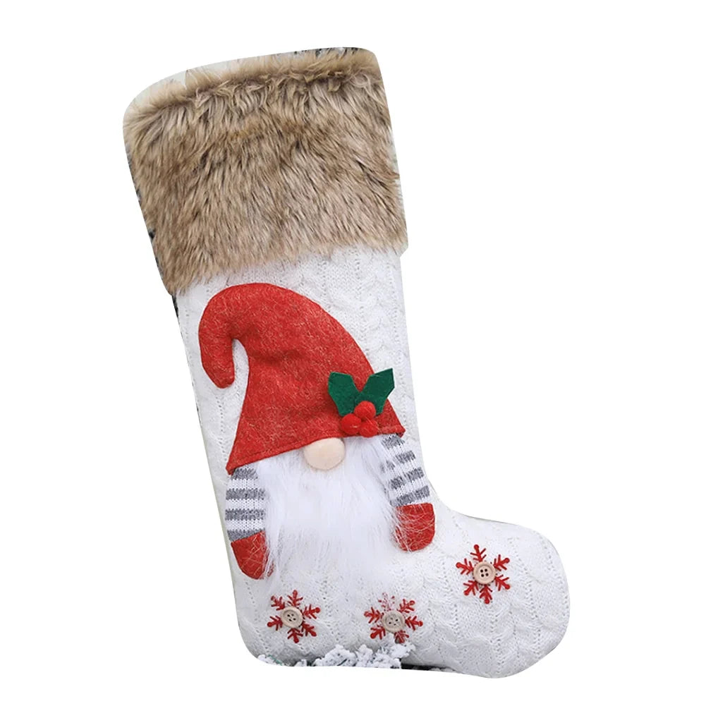 Nordic Gnome Stocking - Snow