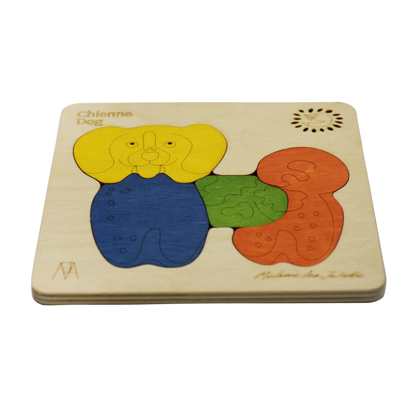 Chienne Dog Learning Puzzle | Motor Skill Toy for Kids