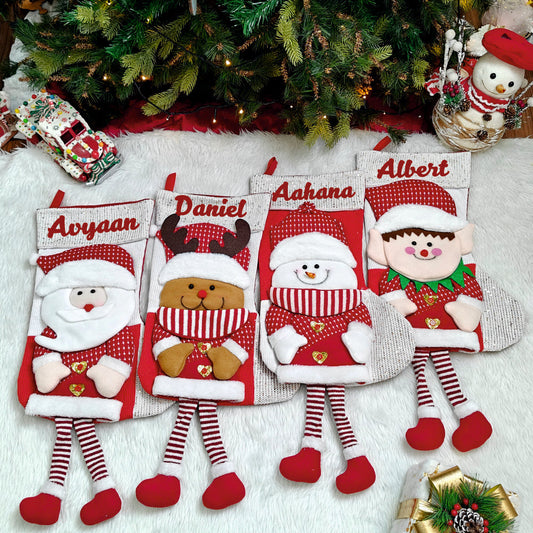 Jolly Dangler Stocking - Set of 4