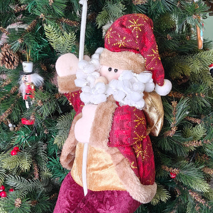Royal Velvet Santa on a Tree