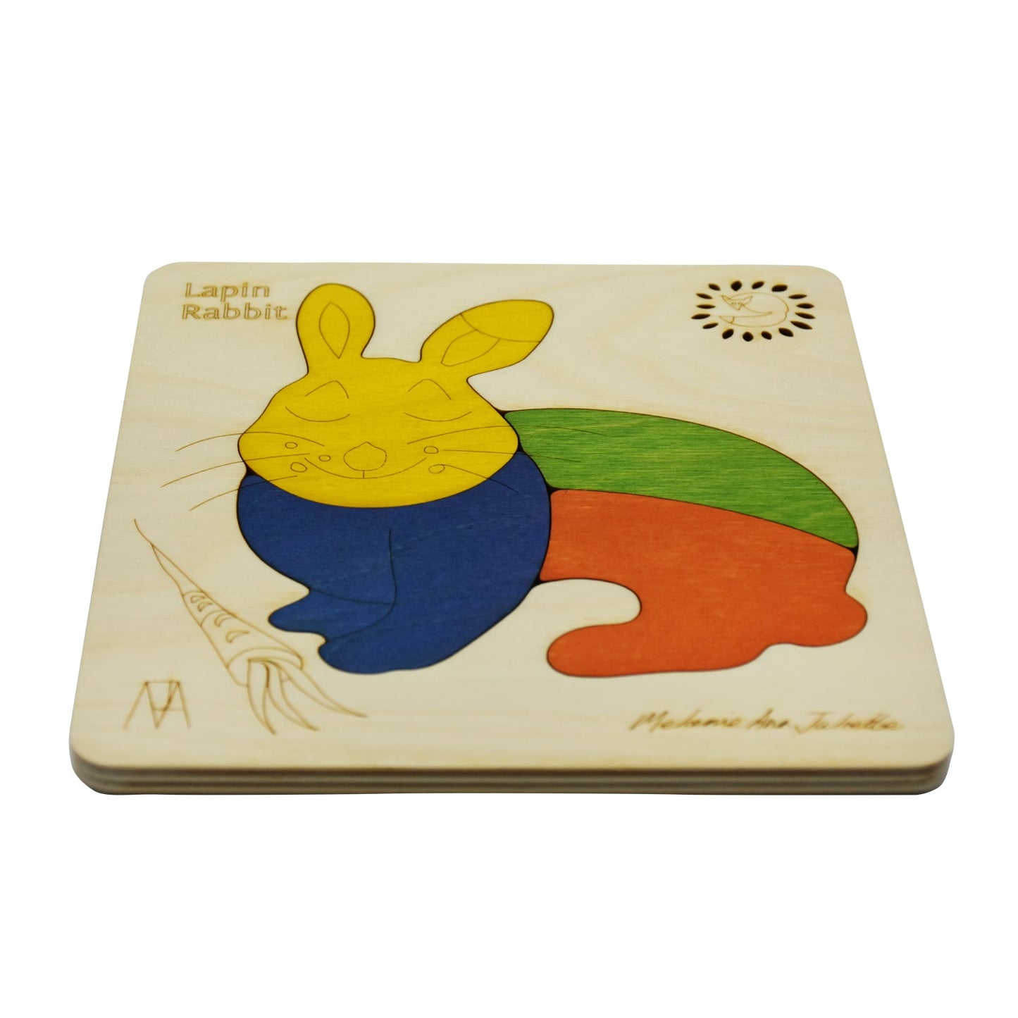 Lapin Rabbit Learning Puzzle | Matching Skill Toy for Kids