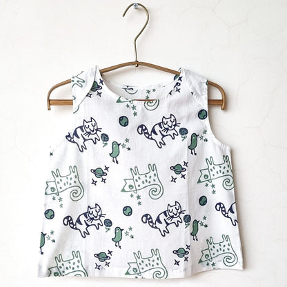 Organic Cotton Unisex Billi Print Jhabla