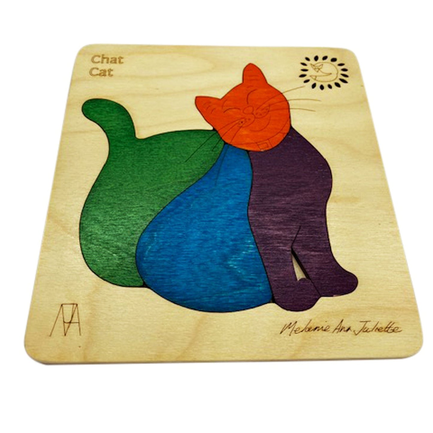 Chat Cat Learning Puzzle | Fine Motor Skill Toy for Kids