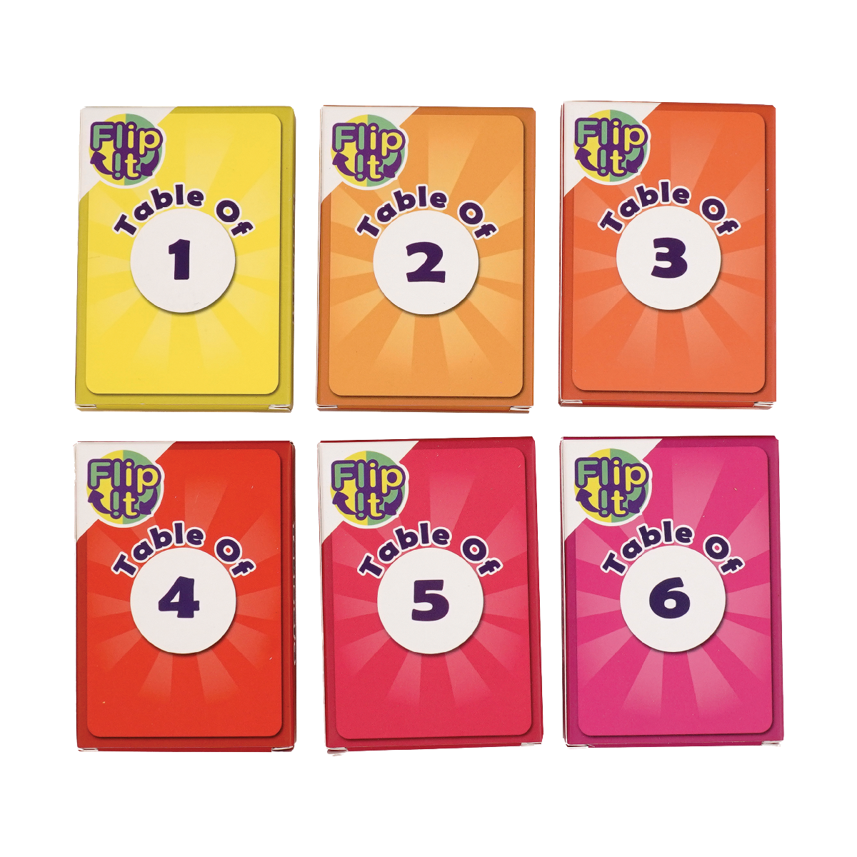 Ekoplay Flip It Multiplication STEM Card Game (Tables 1–6) | Reinforces Multiplication Tables Through Fun Play