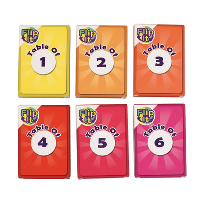Ekoplay Flip It Multiplication STEM Card Game (Tables 1–6) | Reinforces Multiplication Tables Through Fun Play
