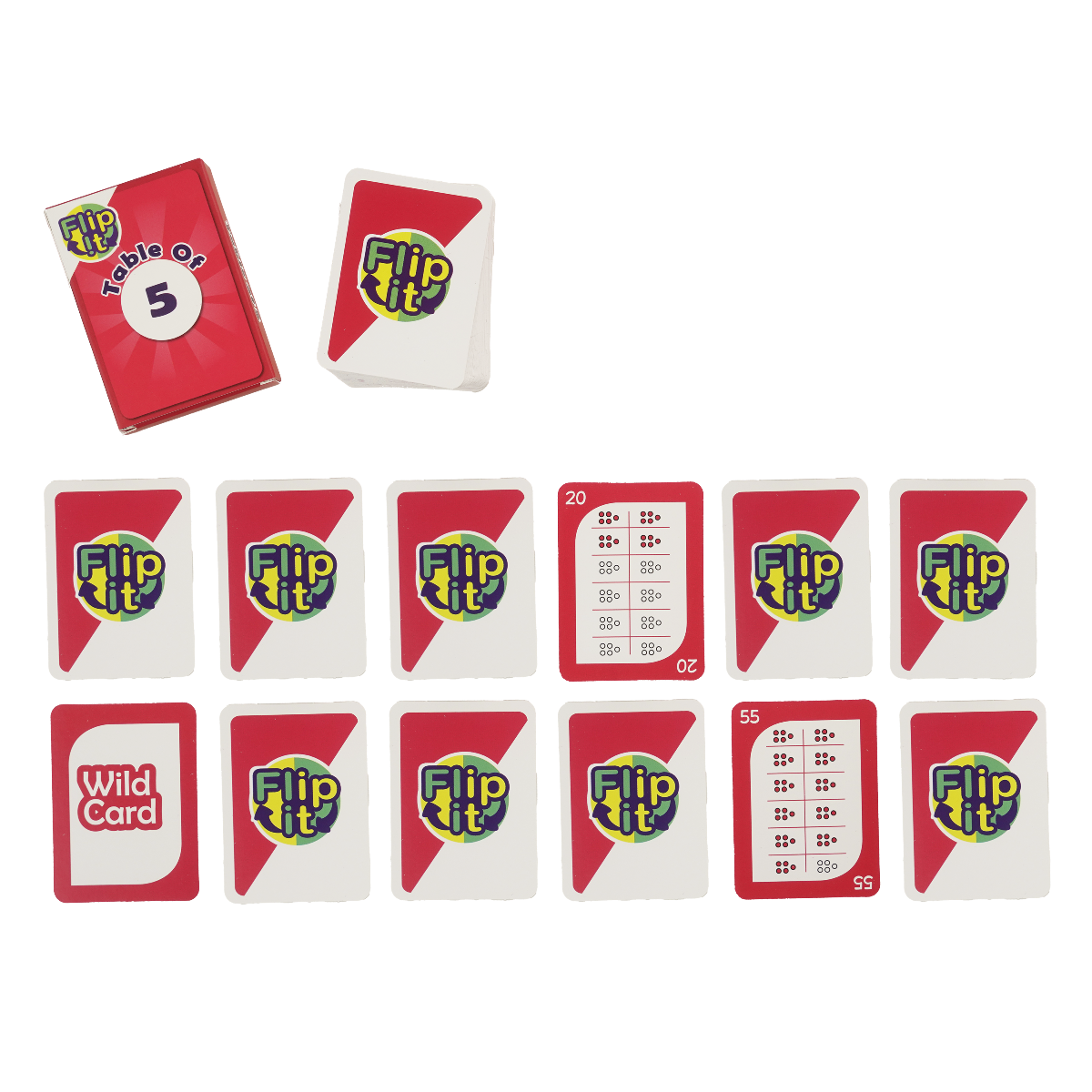 Ekoplay Flip It Multiplication STEM Card Game (Tables 1–6) | Reinforces Multiplication Tables Through Fun Play