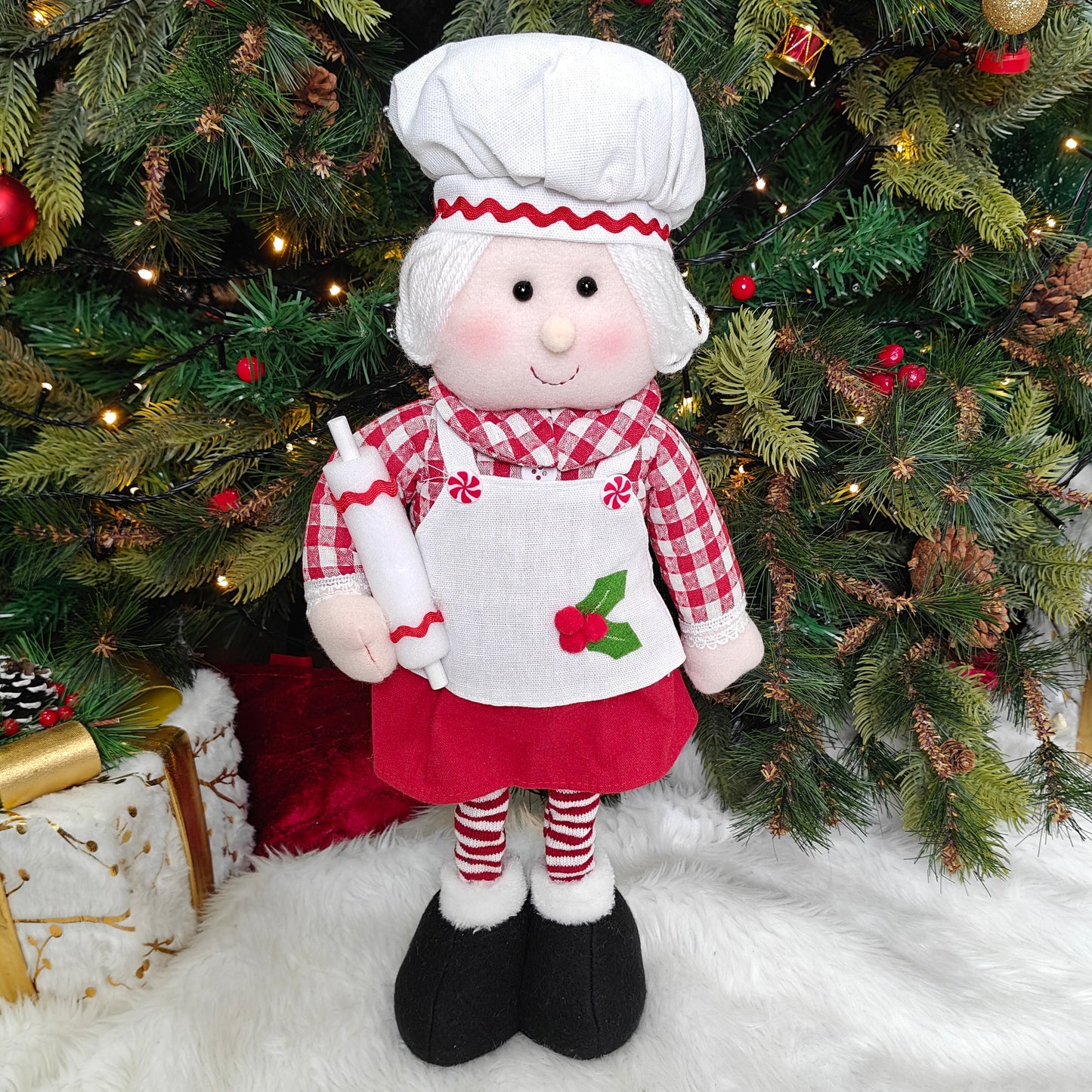 Santa & Mrs Claus The Baker Duo – Extendable Legs