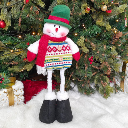 Cozy Knit Festive - Extendable Legs- Snowman
