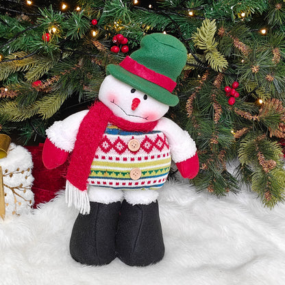 Cozy Knit Festive - Extendable Legs- Snowman