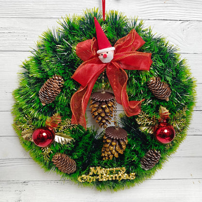 Crimson Charm Wreath