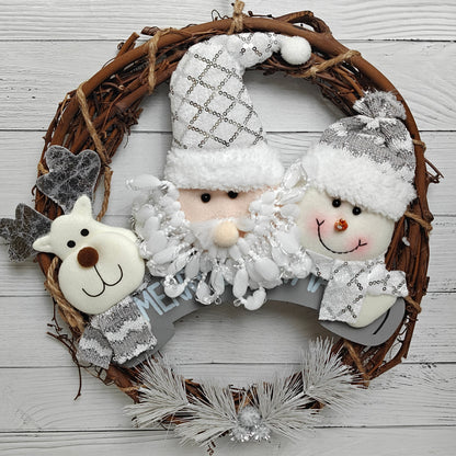 Frosted Woodland Wreath