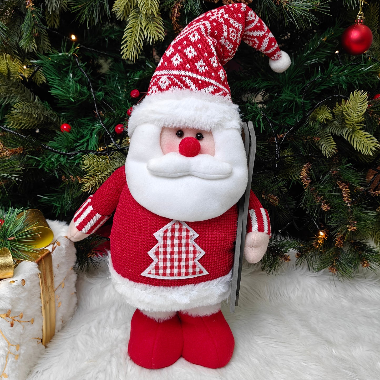 Nordic Holiday Skii Duo - Extendable Legs - Santa