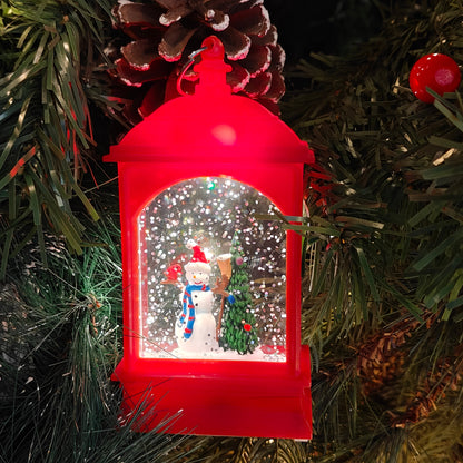 Light-Up Snowman Lantern
