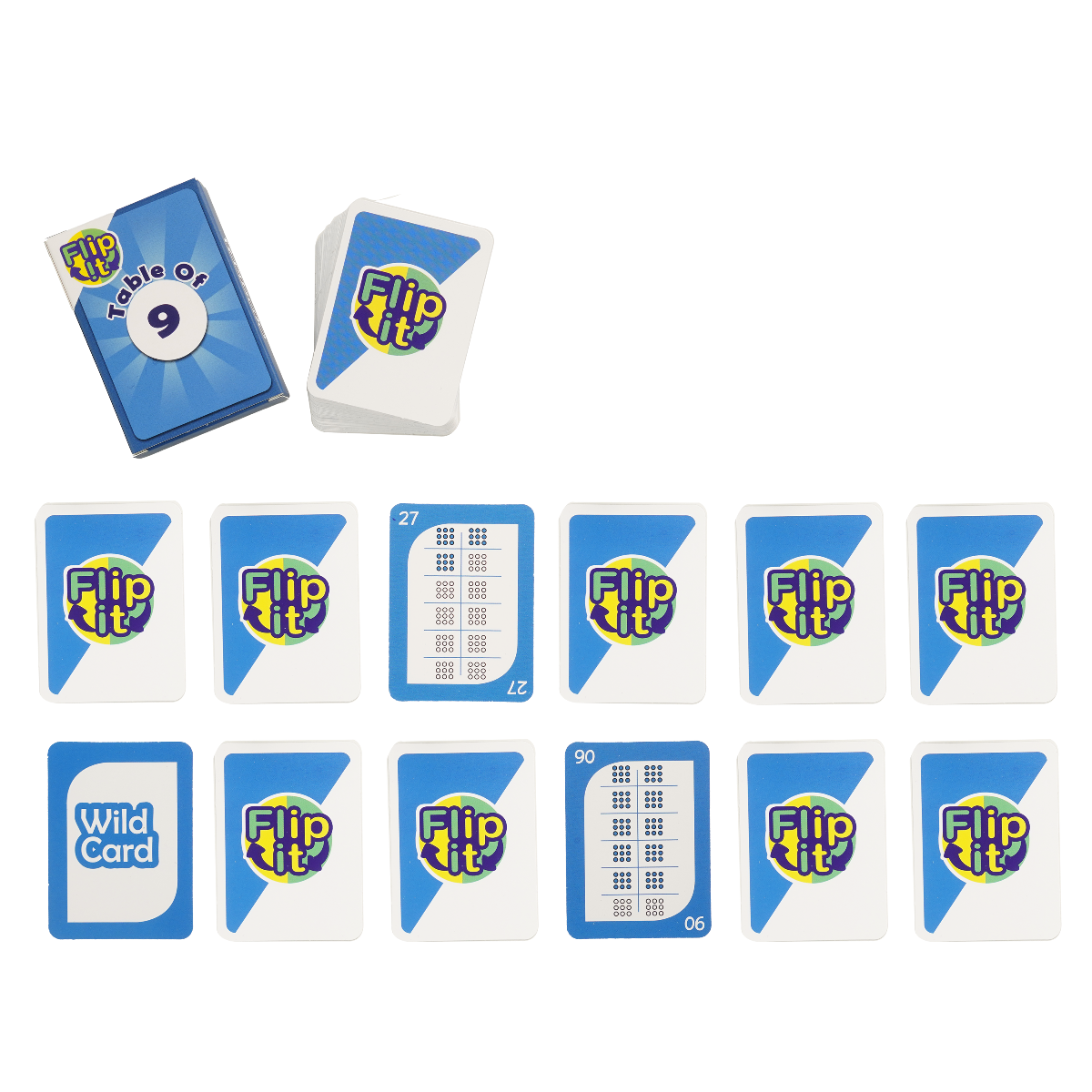 Ekoplay Flip It Multiplication STEM Card Game (Tables 7–12) | Reinforces Multiplication Tables Through Fun Play