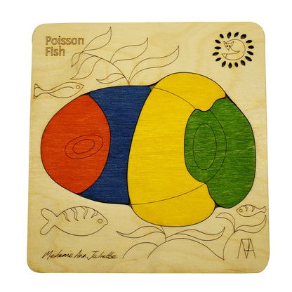 Poisson Fish Learning Puzzle | Visual Skill Toy for Kids