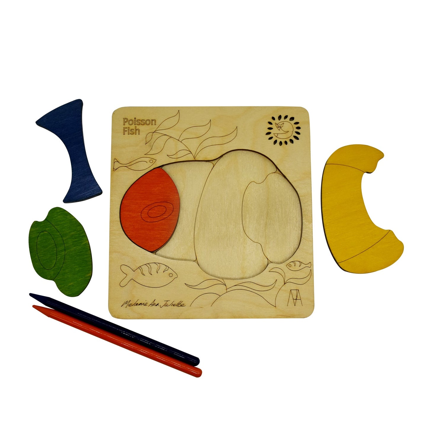 Poisson Fish Learning Puzzle | Visual Skill Toy for Kids