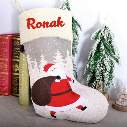 Frosty Forest Stockings -Set of 2