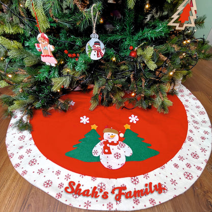 42'' Tree Skirt – Snowman Wonderland