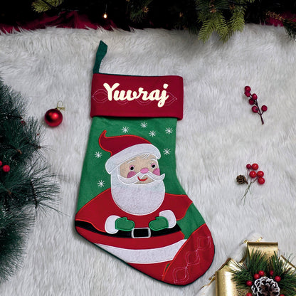 Festive Cheer Stockings - Santa