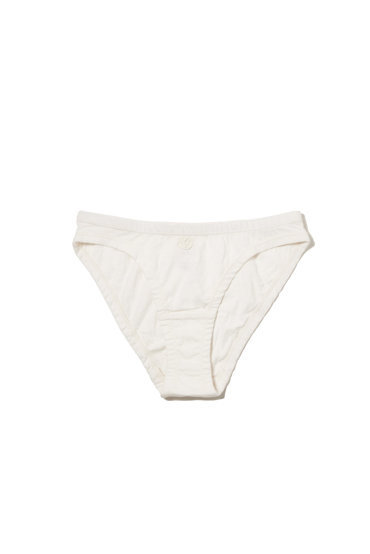 Women's Organic Cotton Panty Underwear | Bikini with Handmade Crochet Identifier