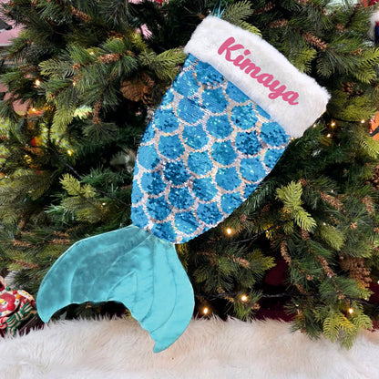 Magical Mermaid Stockings- Aqua
