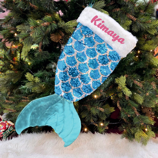 Magical Mermaid Stockings- Aqua
