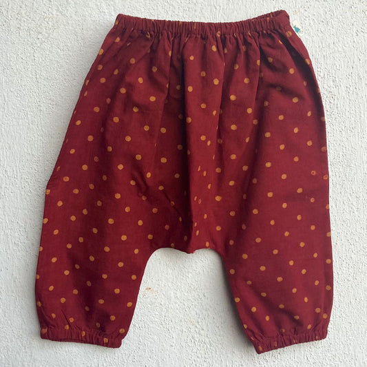 UNISEX ORGANIC MADDER RAIDANA PRINT  PANTS