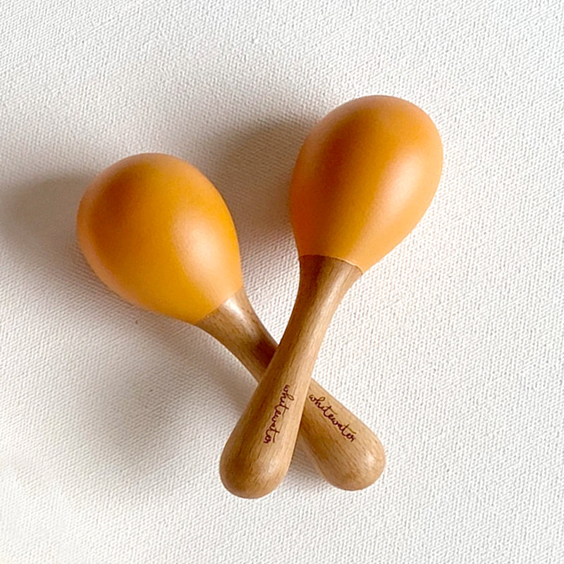 Wooden Maracas set