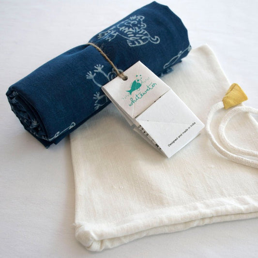 Organic Muslin Swaddle Wrap - Zoo.