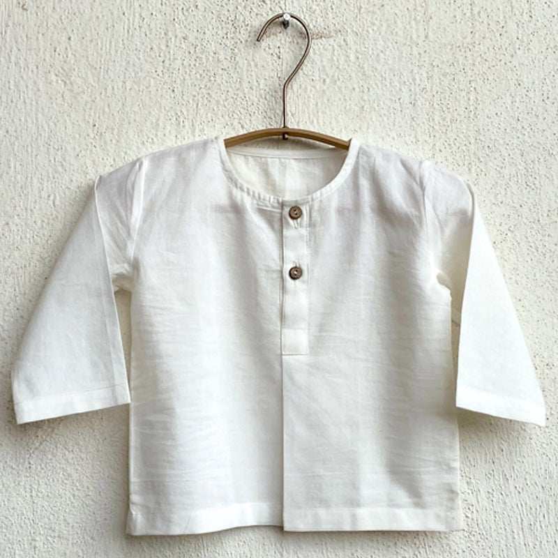 Essential White Organic Kurta Top