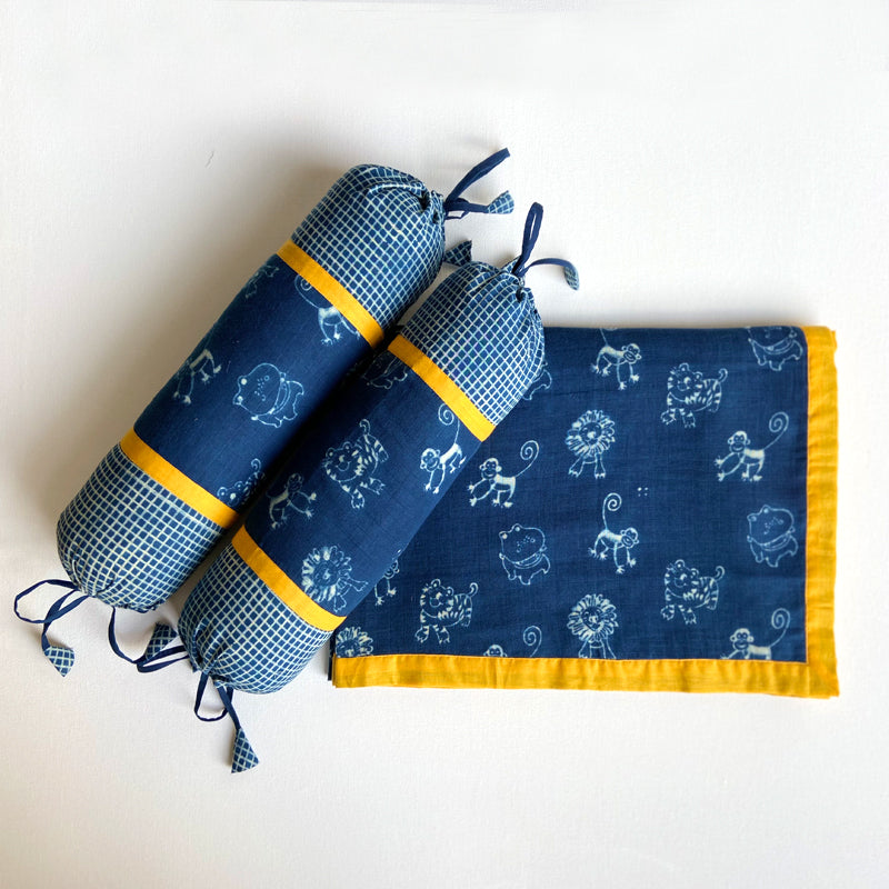Organic Gift Set | Dohar + Bolster - Zoo Treat