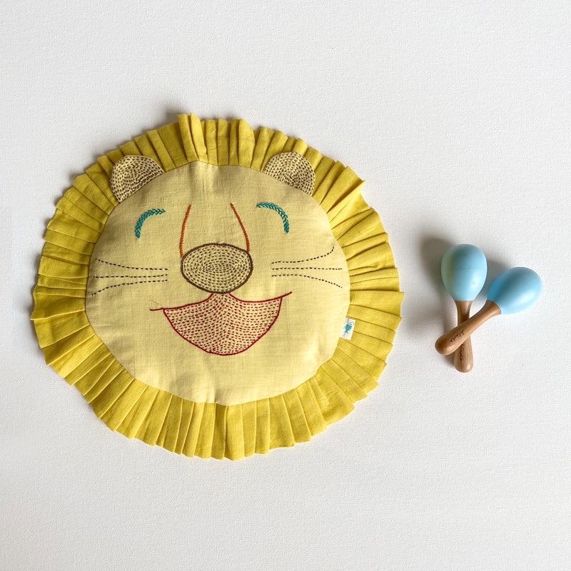 Organic Gift Set | Dohar + Mustard Seed Pillow + Maracas - Zoo Treat