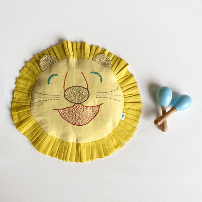 Organic Gift Set | Dohar + Mustard Seed Pillow + Maracas - Zoo Treat