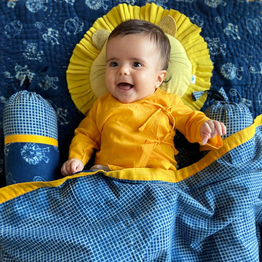 Organic Gift Set | Dohar + Bolster - Zoo Treat