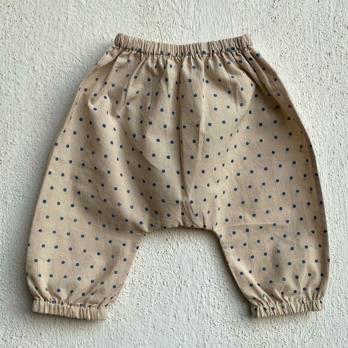 Organic Cotton Unisex Indigo Checks Kurta and Indigo Raidana Pajama Pants Set