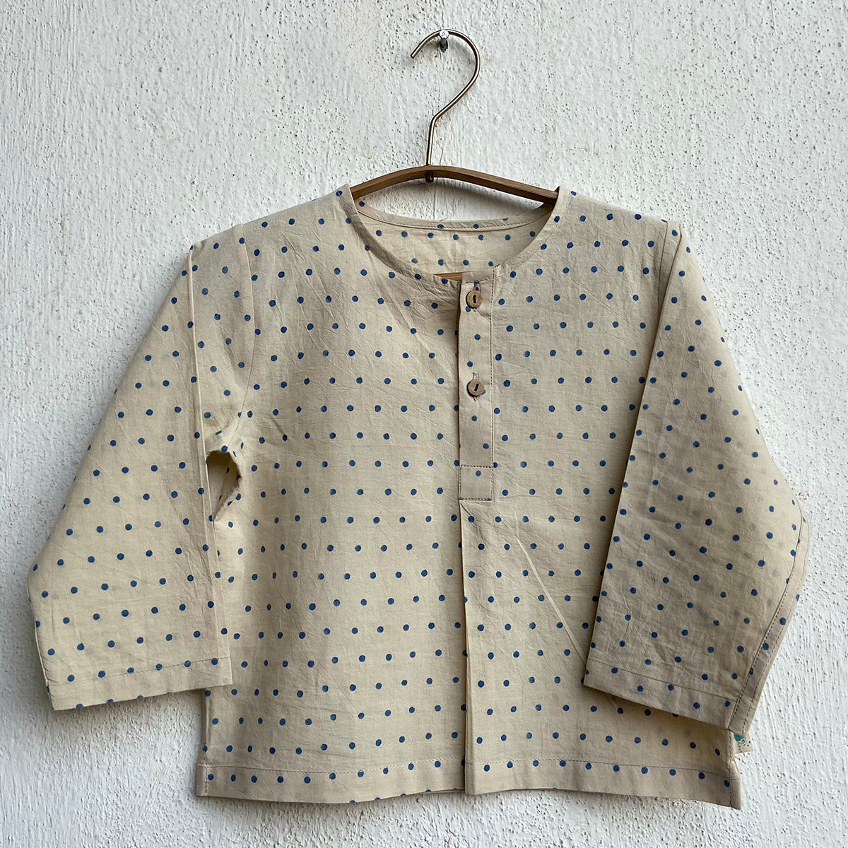 Organic Cotton Indigo Raidana Kurta Top