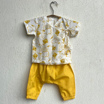 Organic Cotton Patang Angarakha / Kimono Top