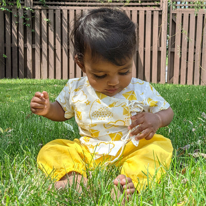 Organic Cotton Patang Angarakha / Kimono Top