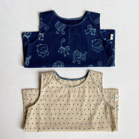 Organic Cotton Unisex Zoo Jhabla Bag